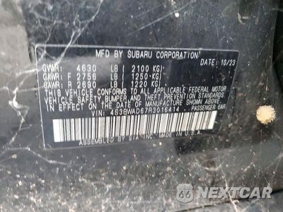 Zdjęcie 12 z 12 samochodu: 2024 SUBARU LEGACY PREMIUM VIN:4S3BWAD67R3016414 - miniatura