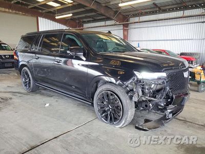 Czwarte zdjęcie samochodu z boku: 2023 CADILLAC ESCALADE ESV SPORT PLATINUM VIN:1GYS4RKL6PR436442 - miniatura