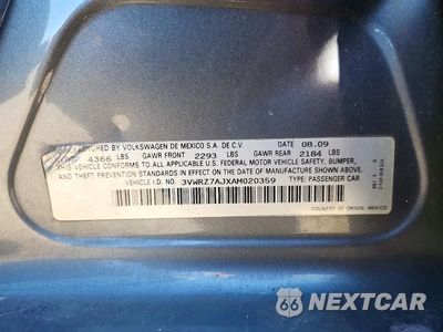 Zdjęcie 13 z 13 samochodu: 2010 VOLKSWAGEN JETTA SE VIN:3VWRZ7AJXAM020359 - miniatura