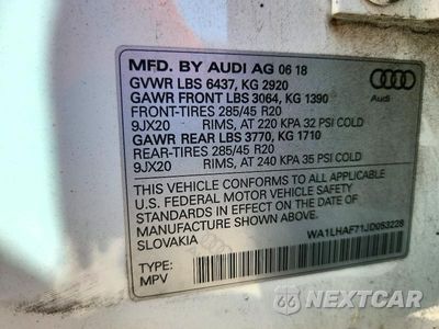 Zdjęcie 14 z 14 samochodu: 2018 AUDI Q7 PREMIUM PLUS VIN:WA1LHAF71JD053228 - miniatura