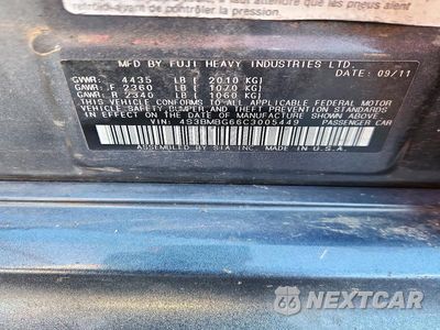 Zdjęcie 12 z 12 samochodu: 2012 SUBARU LEGACY 2.5I PREMIUM VIN:4S3BMBG66C3005449 - miniatura