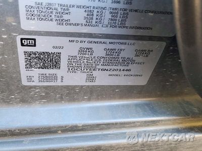 Zdjęcie 12 z 12 samochodu: 2022 CHEVROLET SILVERADO LTD K1500 RST VIN:1GCUYEET6NZ201446 - miniatura