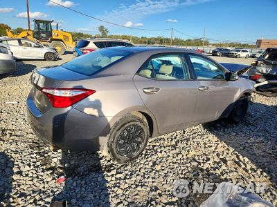 Trzecie zdjęcie samochodu z tyłu: 2016 TOYOTA COROLLA LE VIN:2T1BURHE7GC655256 - miniatura