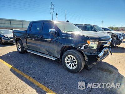 Czwarte zdjęcie samochodu z boku: 2022 CHEVROLET SILVERADO K1500 LT VIN:2GCUDDED9N1519116 - miniatura