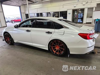 Drugie zdjęcie samochodu z przodu: 2018 HONDA ACCORD SPORT VIN:1HGCV1F34JA101268 - miniatura