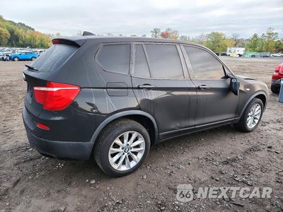 Trzecie zdjęcie samochodu z tyłu: 2014 BMW X3 XDRIVE28I VIN:5UXWX9C50E0D36080 - miniatura