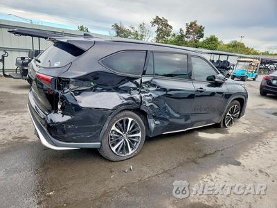 Trzecie zdjęcie samochodu z tyłu: 2021 TOYOTA HIGHLANDER XSE VIN:5TDJZRAH7MS085506 - miniatura