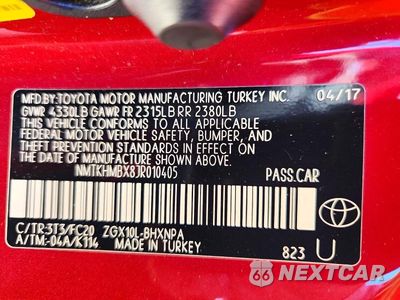 Zdjęcie 13 z 13 samochodu: 2018 TOYOTA C-HR XLE VIN:NMTKHMBX8JR010405 - miniatura