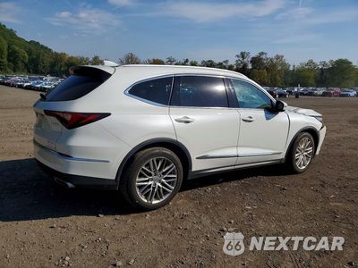 Trzecie zdjęcie samochodu z tyłu: 2022 ACURA MDX ADVANCE VIN:5J8YE1H86NL016036 - miniatura