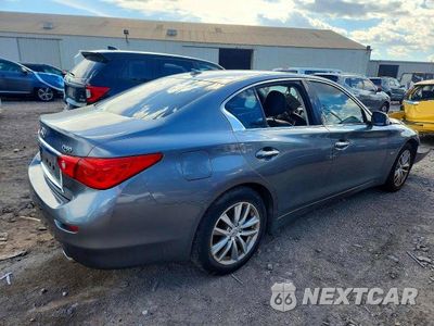 Trzecie zdjęcie samochodu z tyłu: 2017 INFINITI Q50 2.0T VIN:JN1CV7AR8HM681777 - miniatura