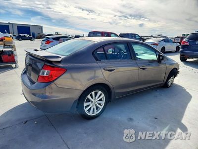 Trzecie zdjęcie samochodu z tyłu: 2012 HONDA CIVIC EX VIN:2HGFB2F88CH519019 - miniatura