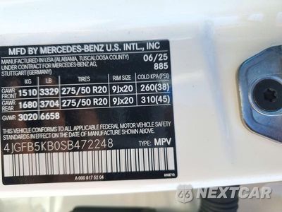 Zdjęcie 12 z 12 samochodu: 2025 MERCEDES-BENZ GLE 450 4MATIC VIN:4JGFB5KB0SB472248 - miniatura