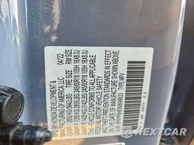 Zdjęcie 13 z 13 samochodu: 2022 HONDA PILOT TRAILSPORT VIN:5FNYF6H83NB048633 - miniatura