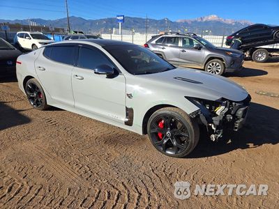 Czwarte zdjęcie samochodu z boku: 2020 KIA STINGER GT2 VIN:KNAE55LC7L6075271 - miniatura