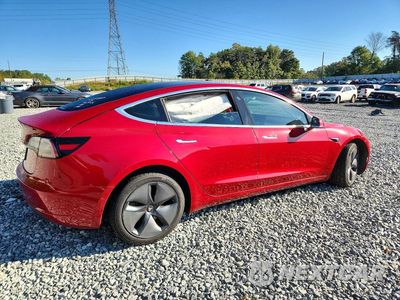 Trzecie zdjęcie samochodu z tyłu: 2018 TESLA MODEL 3 VIN:5YJ3E1EAXJF048016 - miniatura