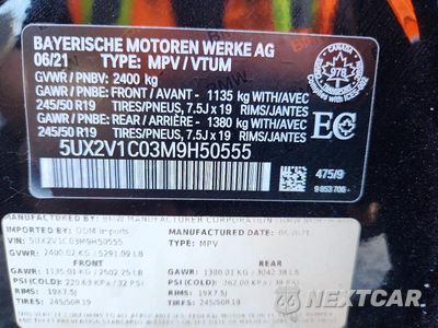 Zdjęcie 14 z 14 samochodu: 2021 BMW X4 XDRIVE30I VIN:5UX2V1C03M9H50555 - miniatura