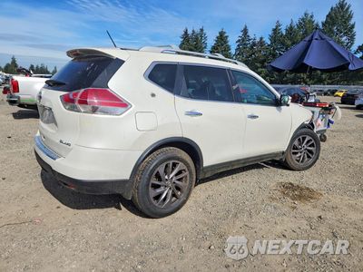 Trzecie zdjęcie samochodu z tyłu: 2016 NISSAN ROGUE SL VIN:5N1AT2MV0GC851751 - miniatura