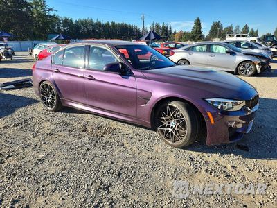Czwarte zdjęcie samochodu z boku: 2018 BMW M3 VIN:WBS8M9C50J5L00492 - miniatura