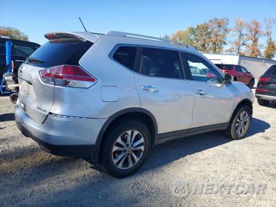 Trzecie zdjęcie samochodu z tyłu: 2016 NISSAN ROGUE SV VIN:KNMAT2MV5GP596009 - miniatura