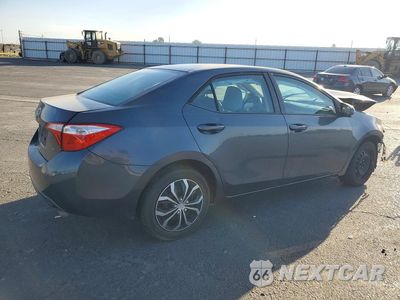 Trzecie zdjęcie samochodu z tyłu: 2014 TOYOTA COROLLA LE VIN:5YFBURHE8EP073261 - miniatura