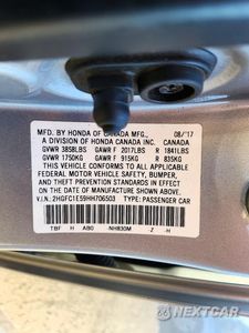 Zdjęcie 12 z 12 samochodu: 2017 HONDA CIVIC SI VIN:2HGFC1E59HH706503 - miniatura