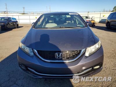 Piąte zdjęcie samochodu w środku: 2014 HONDA CIVIC EXL VIN:19XFB2F92EE203590 - miniatura