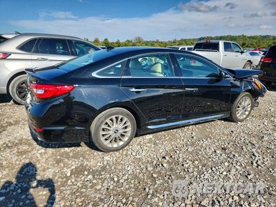 Trzecie zdjęcie samochodu z tyłu: 2015 HYUNDAI SONATA LIMITED VIN:5NPE34AF1FH183427 - miniatura