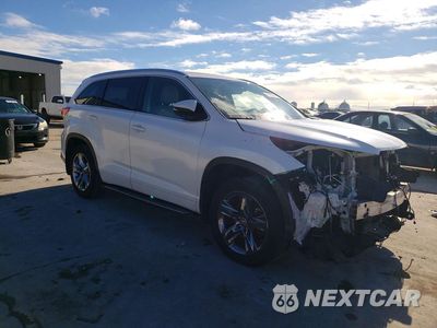 Czwarte zdjęcie samochodu z boku: 2019 TOYOTA HIGHLANDER LIMITED PLATINUM VIN:5TDDZRFH6KS950114 - miniatura