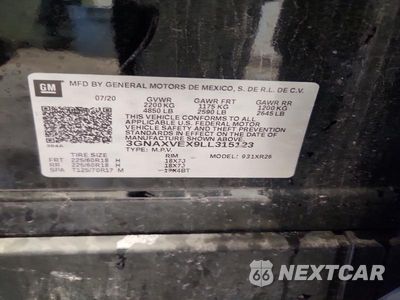 Zdjęcie 13 z 13 samochodu: 2020 CHEVROLET EQUINOX LT VIN:3GNAXVEX9LL315123 - miniatura