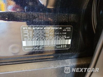 Zdjęcie 13 z 13 samochodu: 2022 MITSUBISHI OUTLANDER SE VIN:JA4J3UA87NZ068963 - miniatura