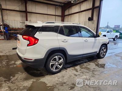 Trzecie zdjęcie samochodu z tyłu: 2020 GMC TERRAIN SLT VIN:3GKALPEVXLL166921 - miniatura