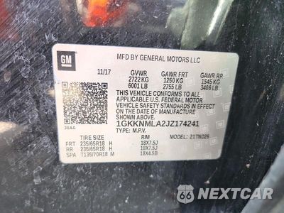 Zdjęcie 13 z 13 samochodu: 2018 GMC ACADIA SLT-1 VIN:1GKKNMLA2JZ174241 - miniatura