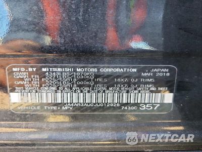 Zdjęcie 13 z 13 samochodu: 2018 MITSUBISHI OUTLANDER SPORT ES VIN:JA4AR3AU0JU012926 - miniatura