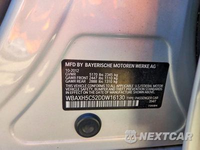 Zdjęcie 12 z 12 samochodu: 2013 BMW 528 XI VIN:WBAXH5C52DDW16130 - miniatura