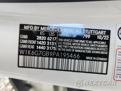 Zdjęcie 12 z 12 samochodu: 2023 MERCEDES-BENZ S 580 4MATIC VIN:W1K6G7GB9PA195466 - miniatura