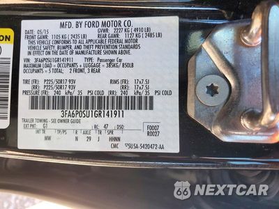 Zdjęcie 13 z 13 samochodu: 2016 FORD FUSION TITANIUM PHEV VIN:3FA6P0SU1GR141911 - miniatura