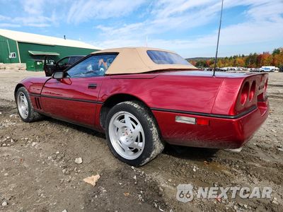 Drugie zdjęcie samochodu z przodu: 1990 CHEVROLET CORVETTE VIN:1G1YY3386L5106029 - miniatura