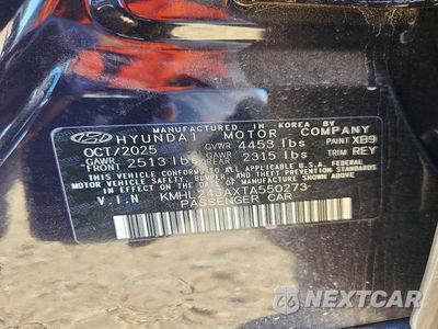 Zdjęcie 12 z 12 samochodu: 2026 HYUNDAI SONATA SE VIN:KMHL24JAXTA550273 - miniatura