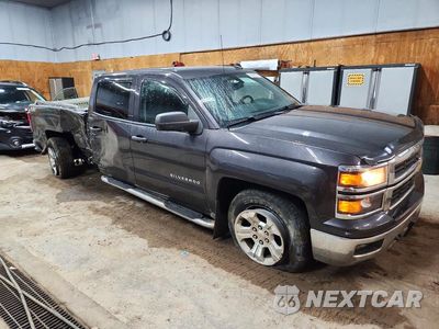 Czwarte zdjęcie samochodu z boku: 2014 CHEVROLET SILVERADO K1500 LT VIN:3GCUKREC6EG138695 - miniatura