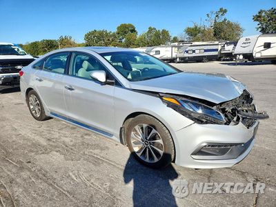 Czwarte zdjęcie samochodu z boku: 2017 HYUNDAI SONATA SPORT VIN:5NPE34AF5HH551336 - miniatura