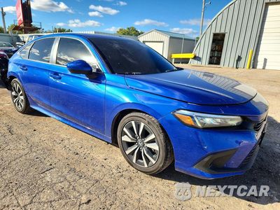 Czwarte zdjęcie samochodu z boku: 2023 HONDA CIVIC EX VIN:2HGFE1F75PH304129 - miniatura