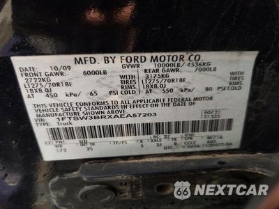 Zdjęcie 12 z 12 samochodu: 2010 FORD F350 SUPER DUTY VIN:1FTSW3BRXAEA57203 - miniatura