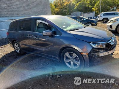 Czwarte zdjęcie samochodu z boku: 2020 HONDA ODYSSEY EXL VIN:5FNRL6H7XLB005571 - miniatura