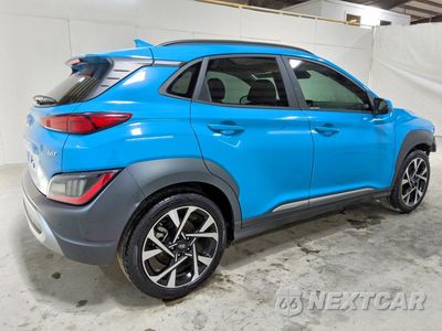 Trzecie zdjęcie samochodu z tyłu: 2022 HYUNDAI KONA LIMITED VIN:KM8K53A38NU777963 - miniatura
