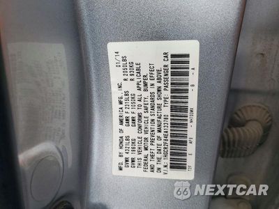 Zdjęcie 12 z 12 samochodu: 2014 HONDA ACCORD EXL VIN:1HGCR2F84EA133780 - miniatura