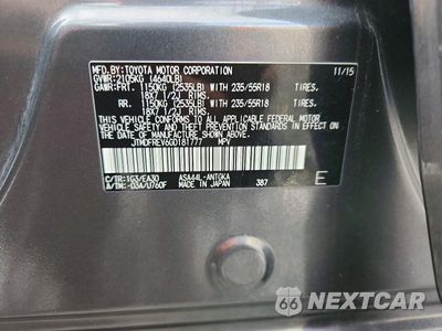 Zdjęcie 12 z 12 samochodu: 2016 TOYOTA RAV4 LIMITED VIN:JTMDFREV6GD181777 - miniatura