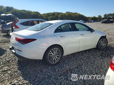 Trzecie zdjęcie samochodu z tyłu: 2021 MERCEDES-BENZ CLA 250 4MATIC VIN:W1K5J4HB5MN173740 - miniatura