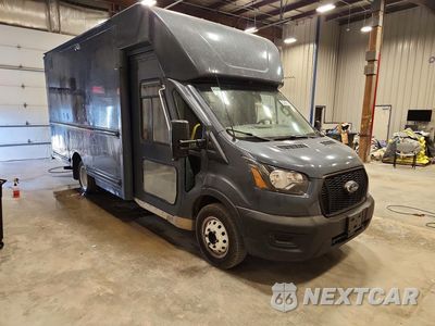 Czwarte zdjęcie samochodu z boku: 2021 FORD TRANSIT DELIVERY TRUCK VIN:1FDDF6P85MKA34813 - miniatura