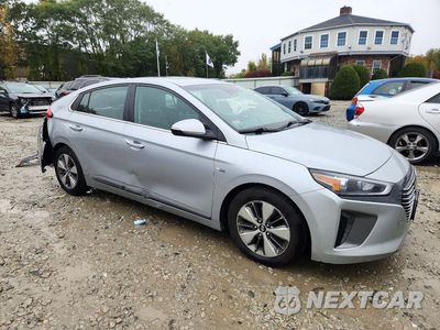 Czwarte zdjęcie samochodu z boku: 2019 HYUNDAI IONIQ LIMITED VIN:KMHC75LDXKU182852 - miniatura