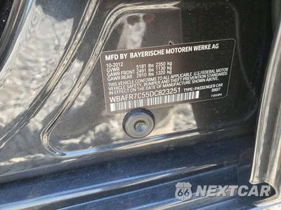 Zdjęcie 12 z 12 samochodu: 2013 BMW 535 I VIN:WBAFR7C55DC823251 - miniatura